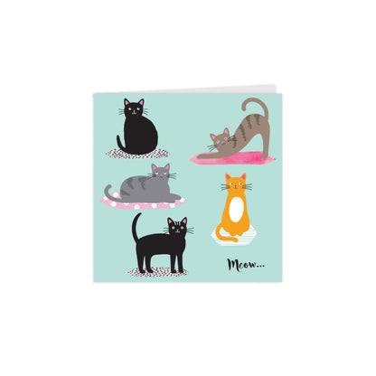 Notecard Pack (10 Cards) - Cats & Cushions