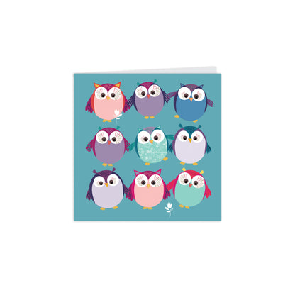 Notecard Pack (10 Cards) - Owls