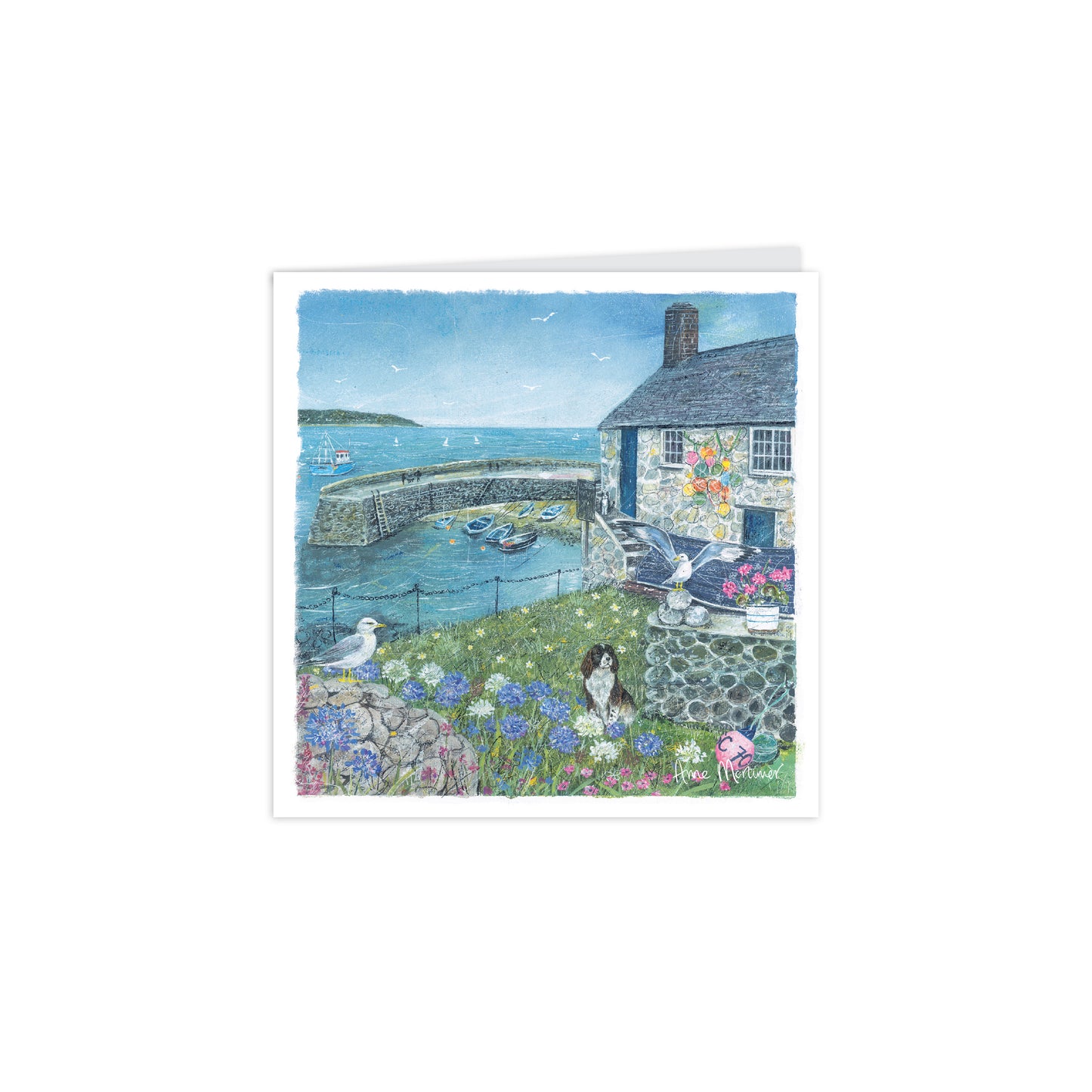 Notecard Pack (10 Cards) - Seaside Cottages