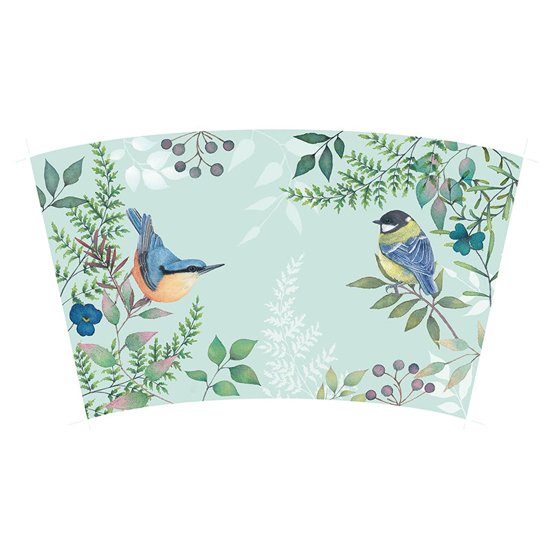 Vintage Garden - Green Floral & Birds - The Riverbank Mug