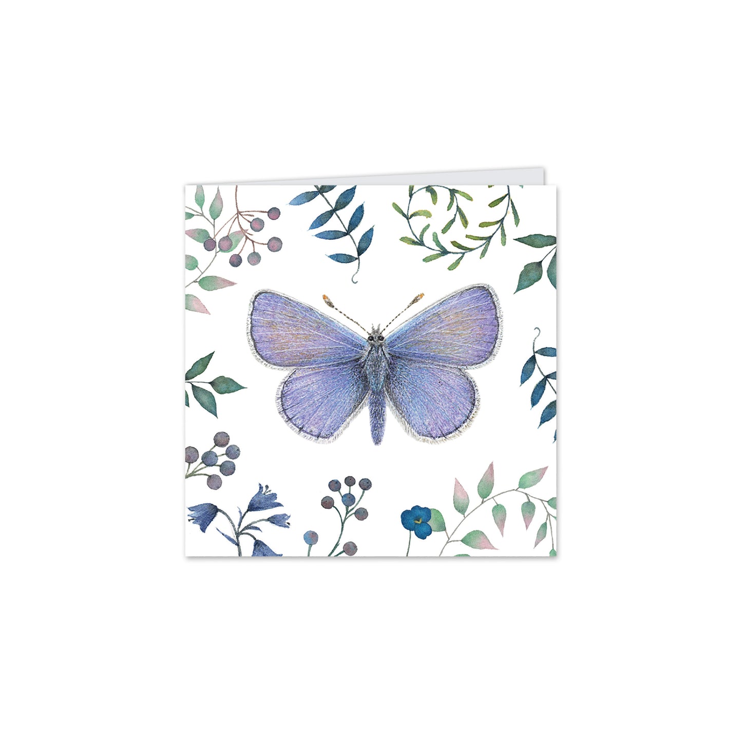 Vintage Garden Stationery - Square Notecard Pack - Butterflies