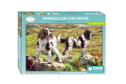 Spaniels On Moor - 1000 Piece Jigsaw Puzzle