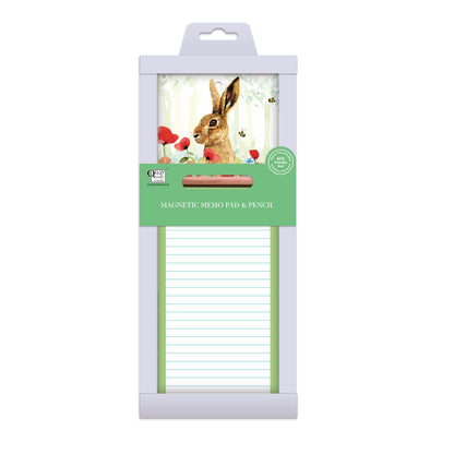 Magnetic Memo Pad - Hare & Poppies