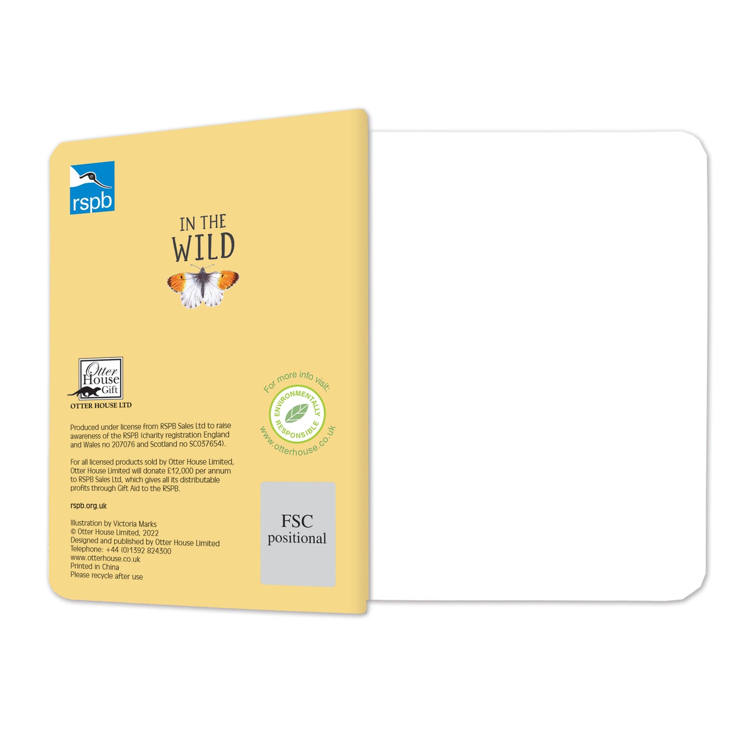 RSPB - In The Wild Stationery - Hardback Notebook (A7)