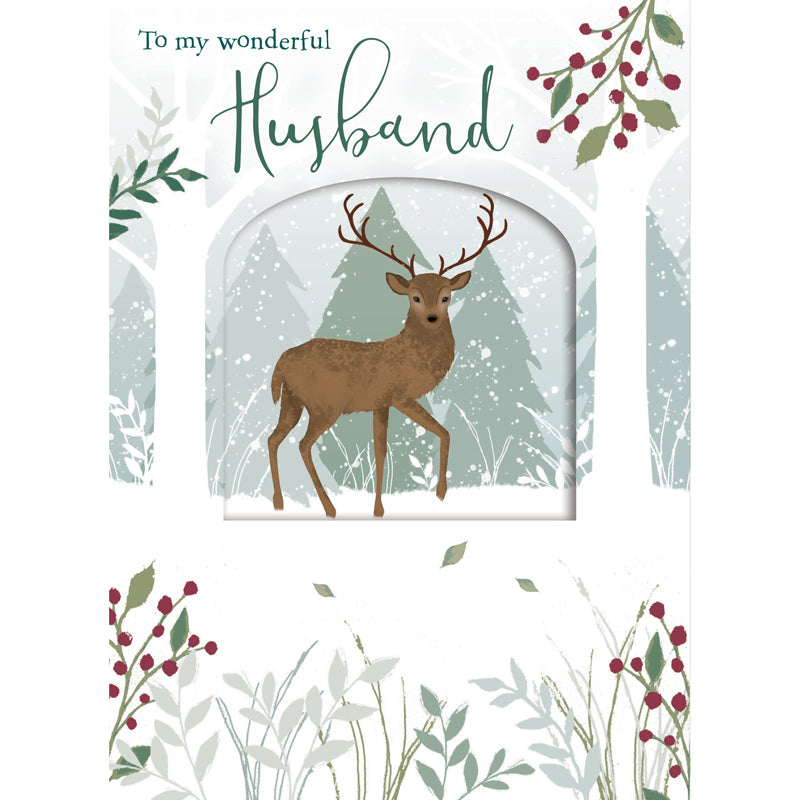 Christmas Card (Single)-Husband