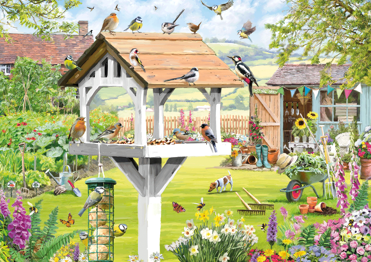 Garden Friends - 500 XL Piece Jigsaw Puzzle