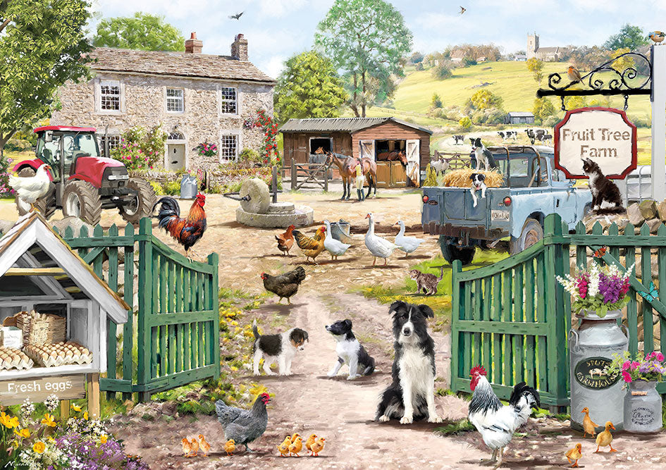 Fruit Tree Farm - 1000 Piece Jigsaw Puzzle