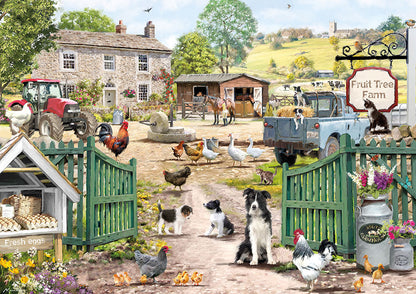 Fruit Tree Farm - 1000 Piece Jigsaw Puzzle
