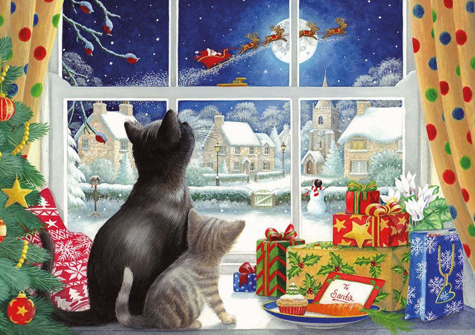 Waiting for Santa - 1000 Piece Jigsaw Puzzle