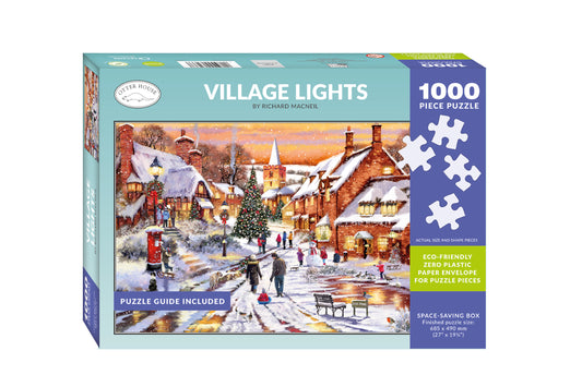 Christmas Village Lights - 1000 Piece Jigsaw Puzzle