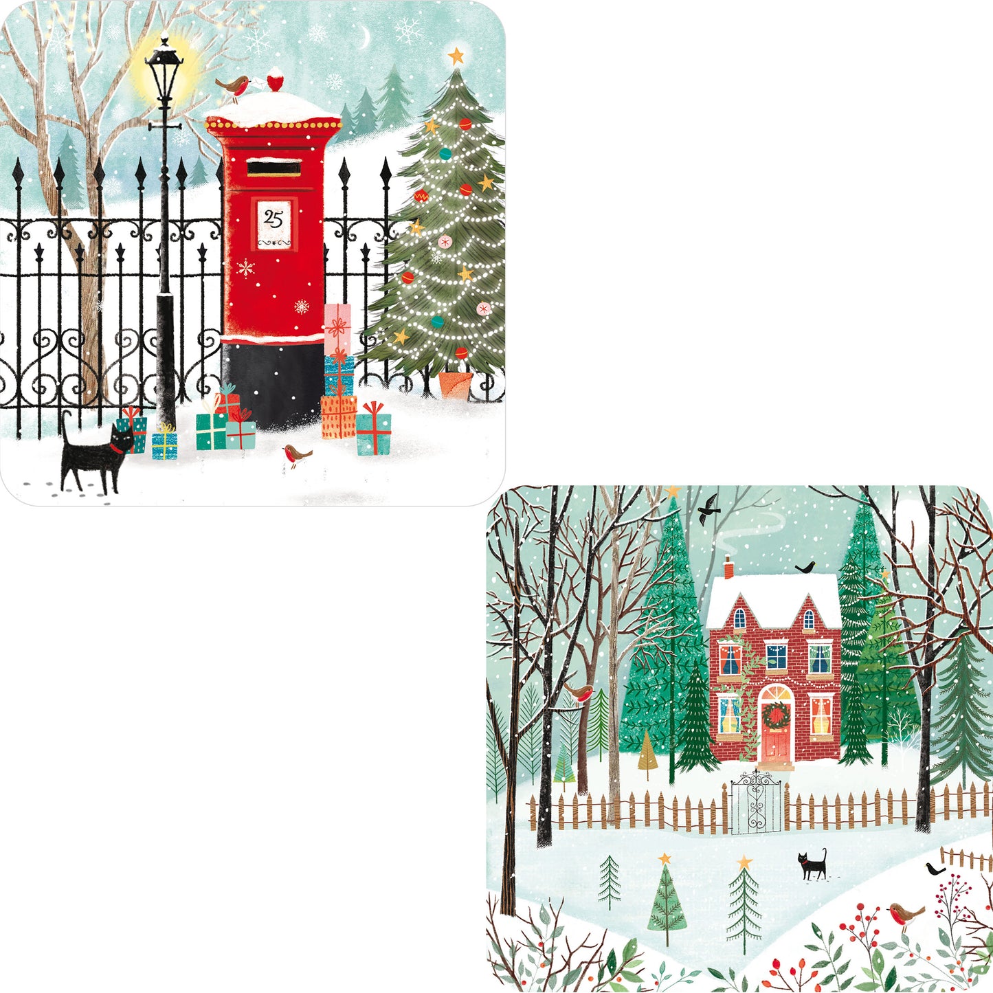 Luxury Christmas Card Pack - Christmas Village