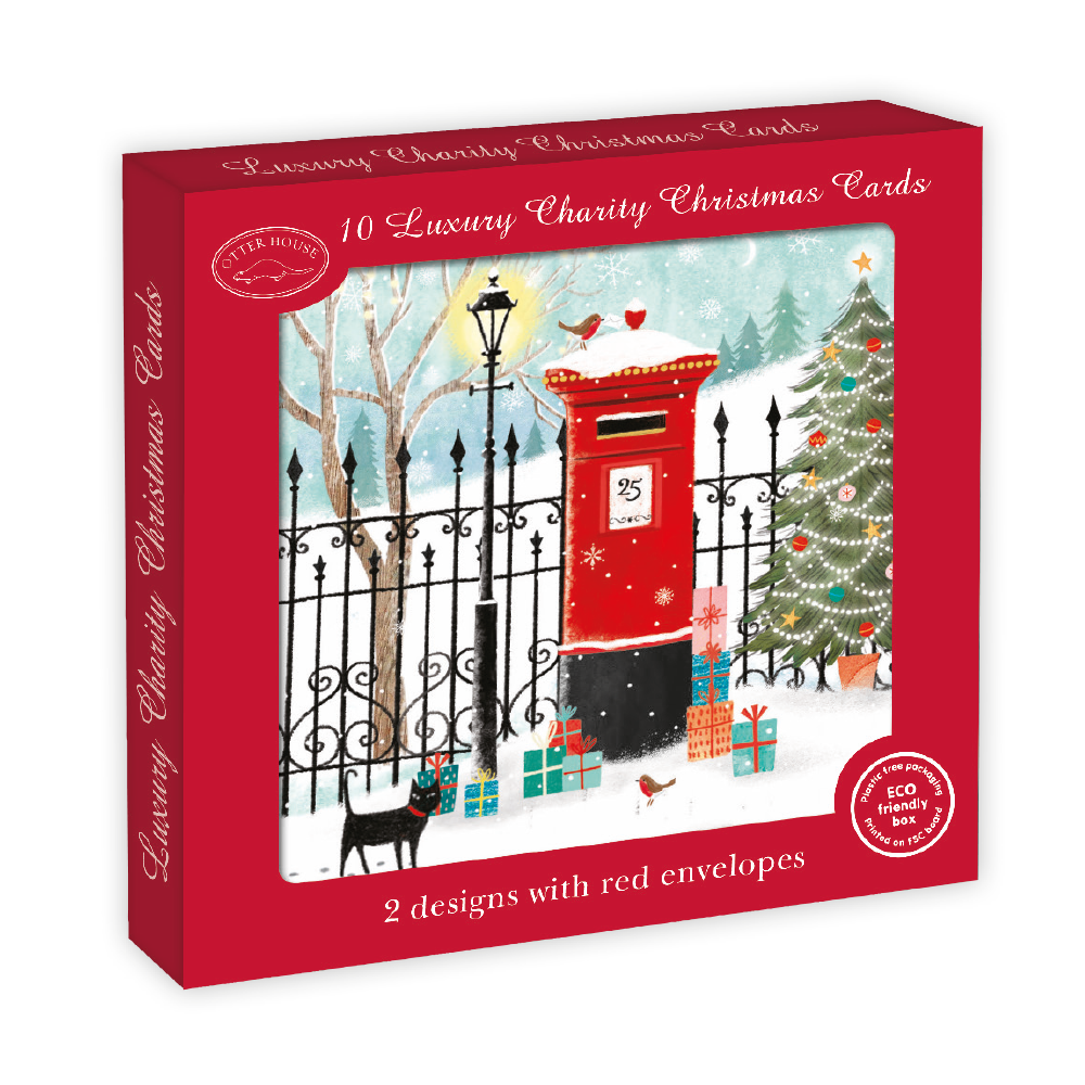 Luxury Christmas Card Pack - Christmas Village