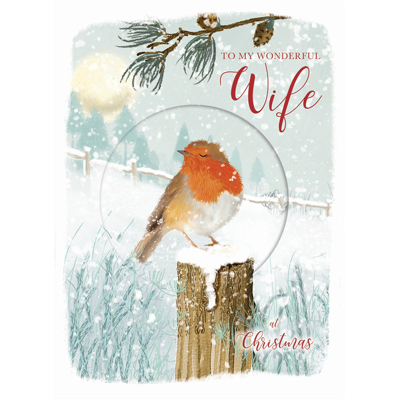 Christmas Card (Single) - Wife - Robin