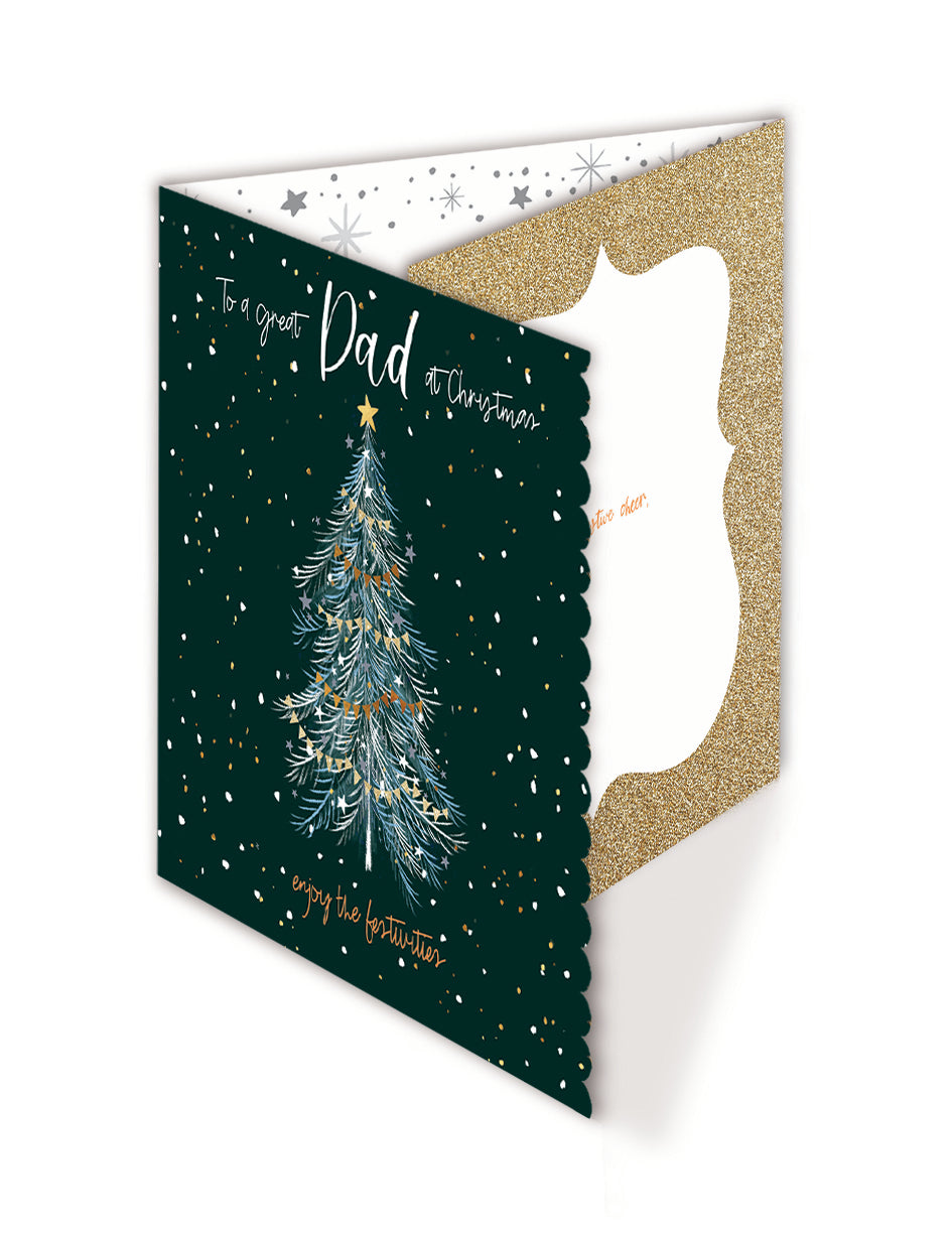 Christmas Card (Single) - Dad - Christmas Tree