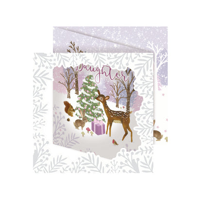 Christmas Card (Single) - Daughter - Deer