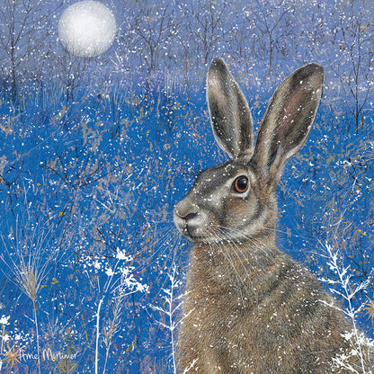 Assorted Christmas Cards - Moonlight Hare