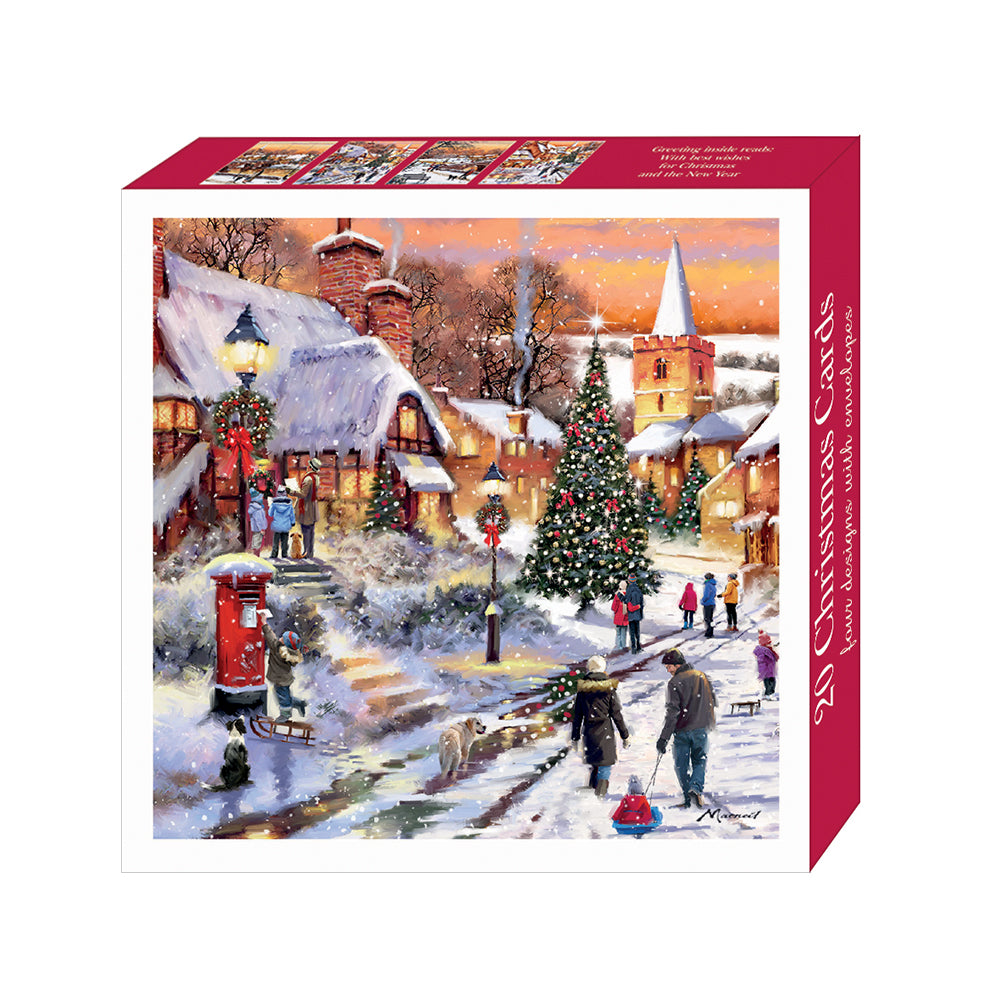 Assorted Christmas Cards - Christmas Sunset