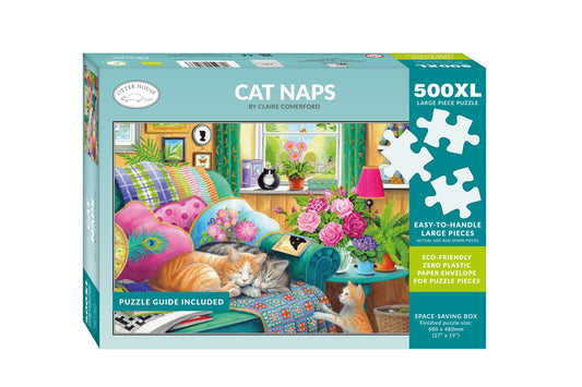 Cat Naps - 500XL Piece Jigsaw Puzzle