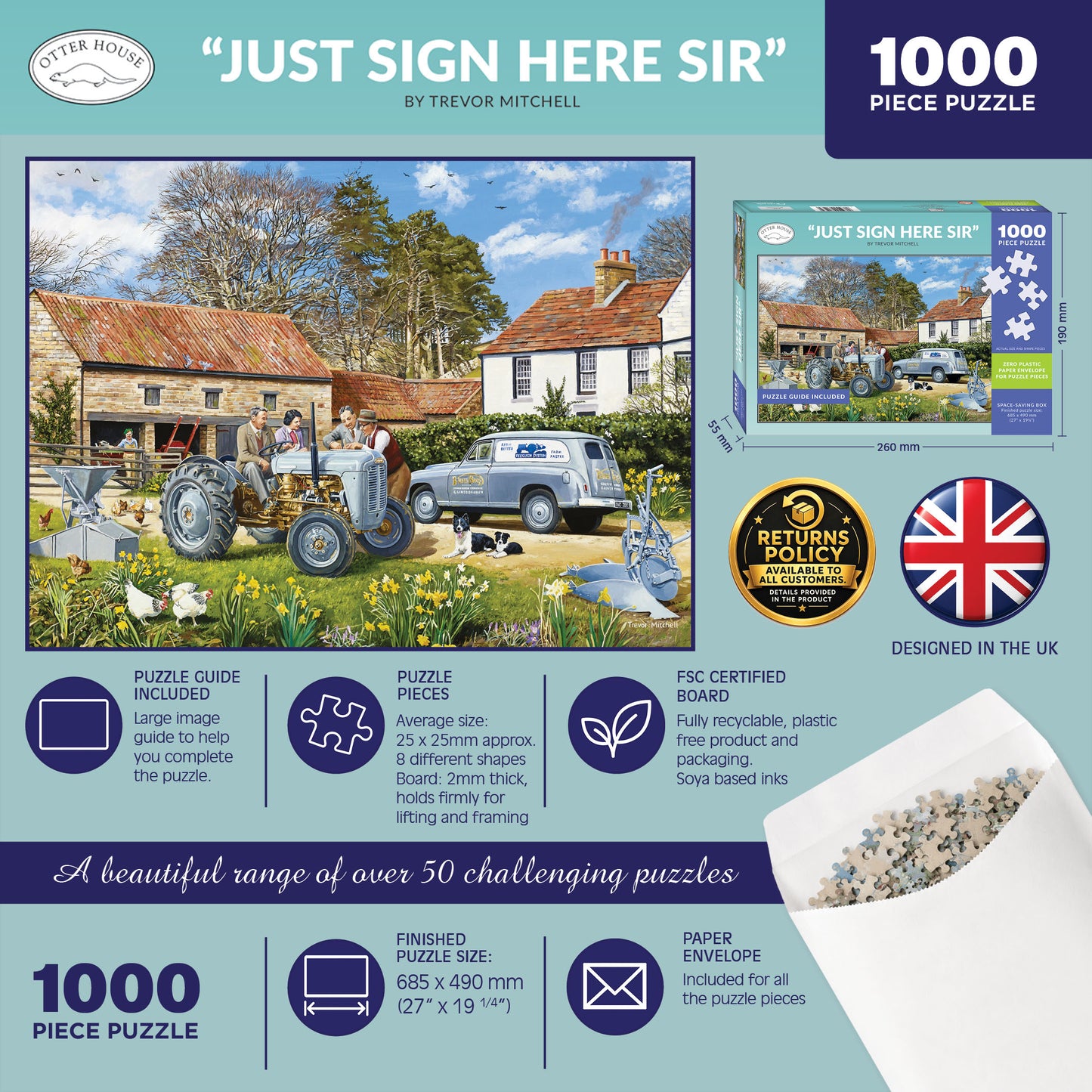 Just Sign Here Sir - 1000 Piece Jigsaw Puzzle