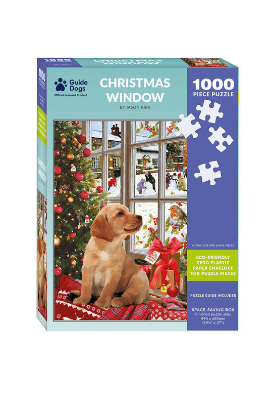 Guide Dogs - Christmas Window - 1000 Piece Jigsaw Puzzle