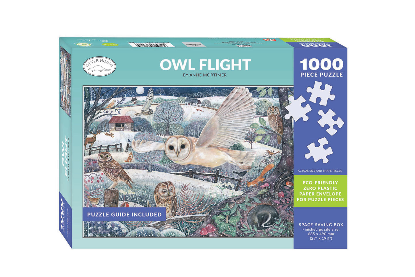 Owl Flight - 1000 Piece Jigsaw Puzzle