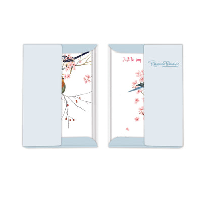 Notecard Pack (12 Cards) - Birds, Blossom & Berries