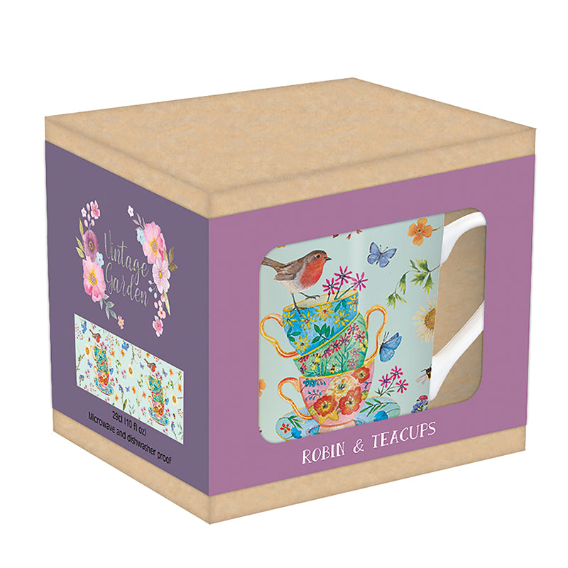 Robin & Teacups - Tarka Mug