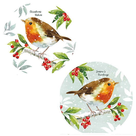 Luxury Christmas Card Pack - Robin Redbreast