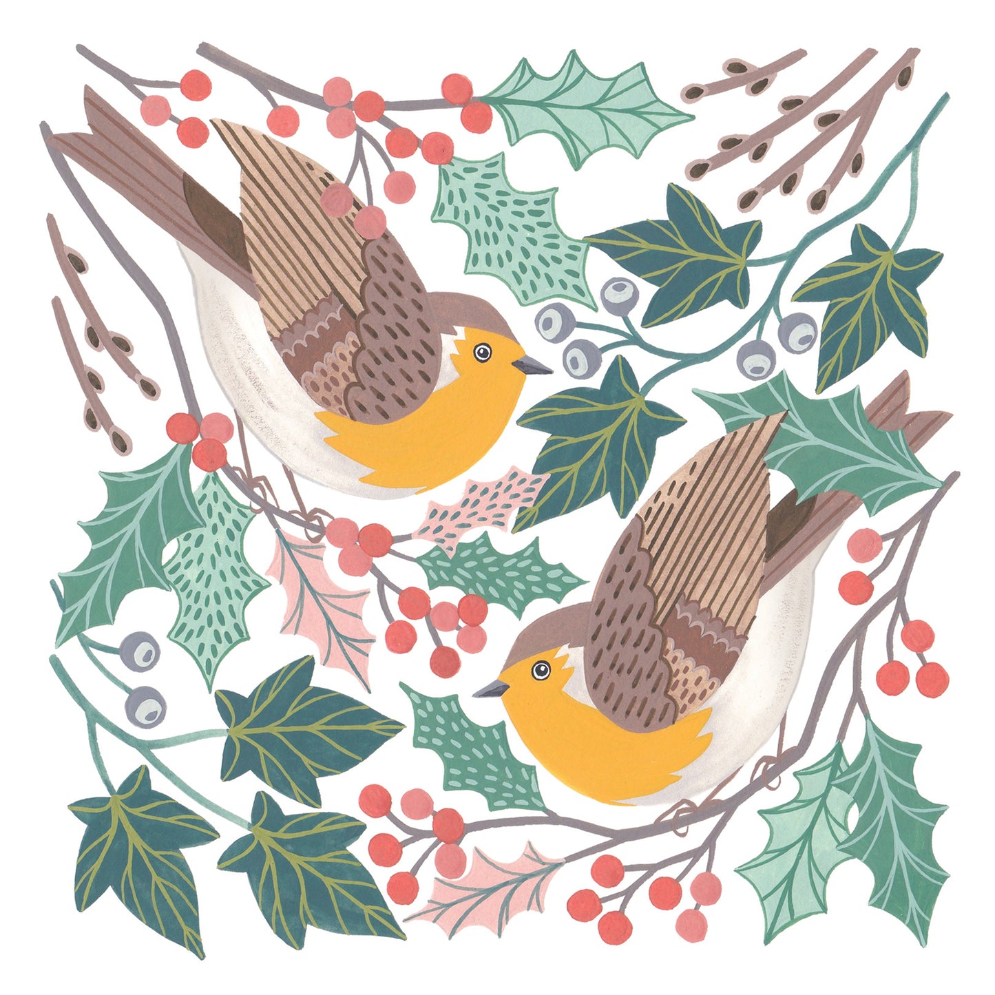 Christmas Birds - RSPB Luxury Christmas 10 Card Pack