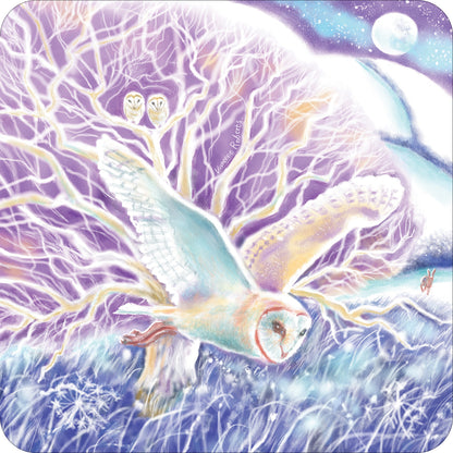 Under The Moonlight - RSPB Luxury Christmas 10 Card Pack