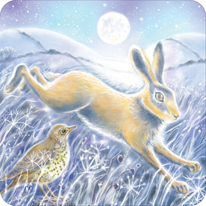 Under The Moonlight - RSPB Luxury Christmas 10 Card Pack