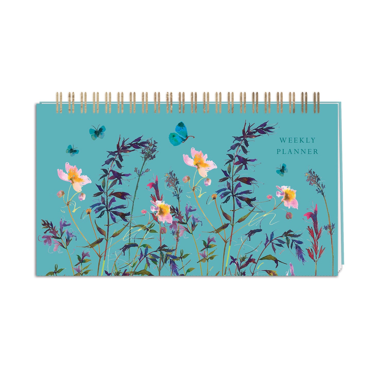 Watercolour Floral Butterflies - Weekly Planner