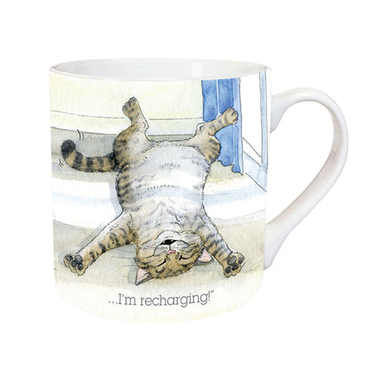 Alison's Animals - I'm Recharging - Tarka Mug