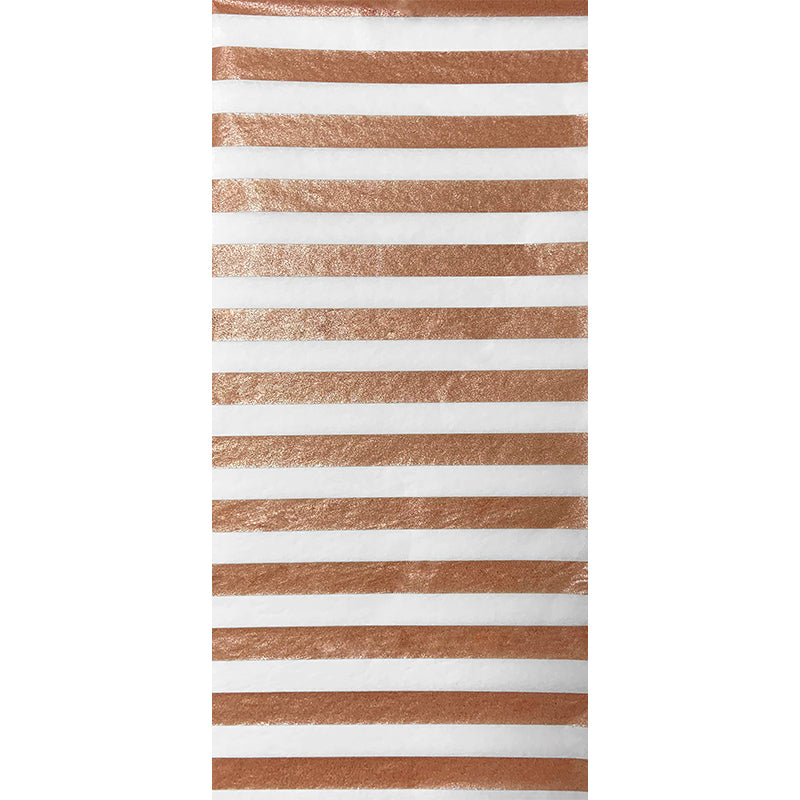 Tissue Pack - Rose Gold Stripe (3 Sheets)