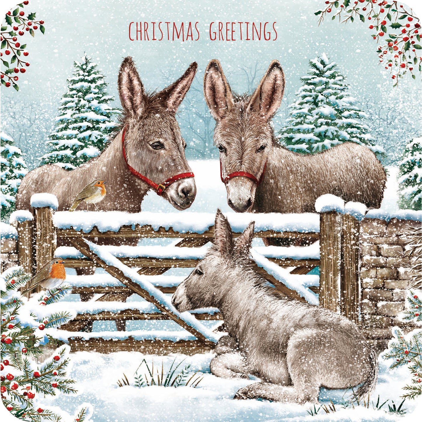 Luxury Charity Christmas Card Pack - Over the Gate