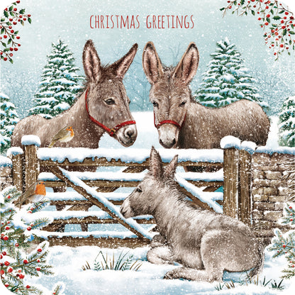 Luxury Charity Christmas Card Pack - Over the Gate