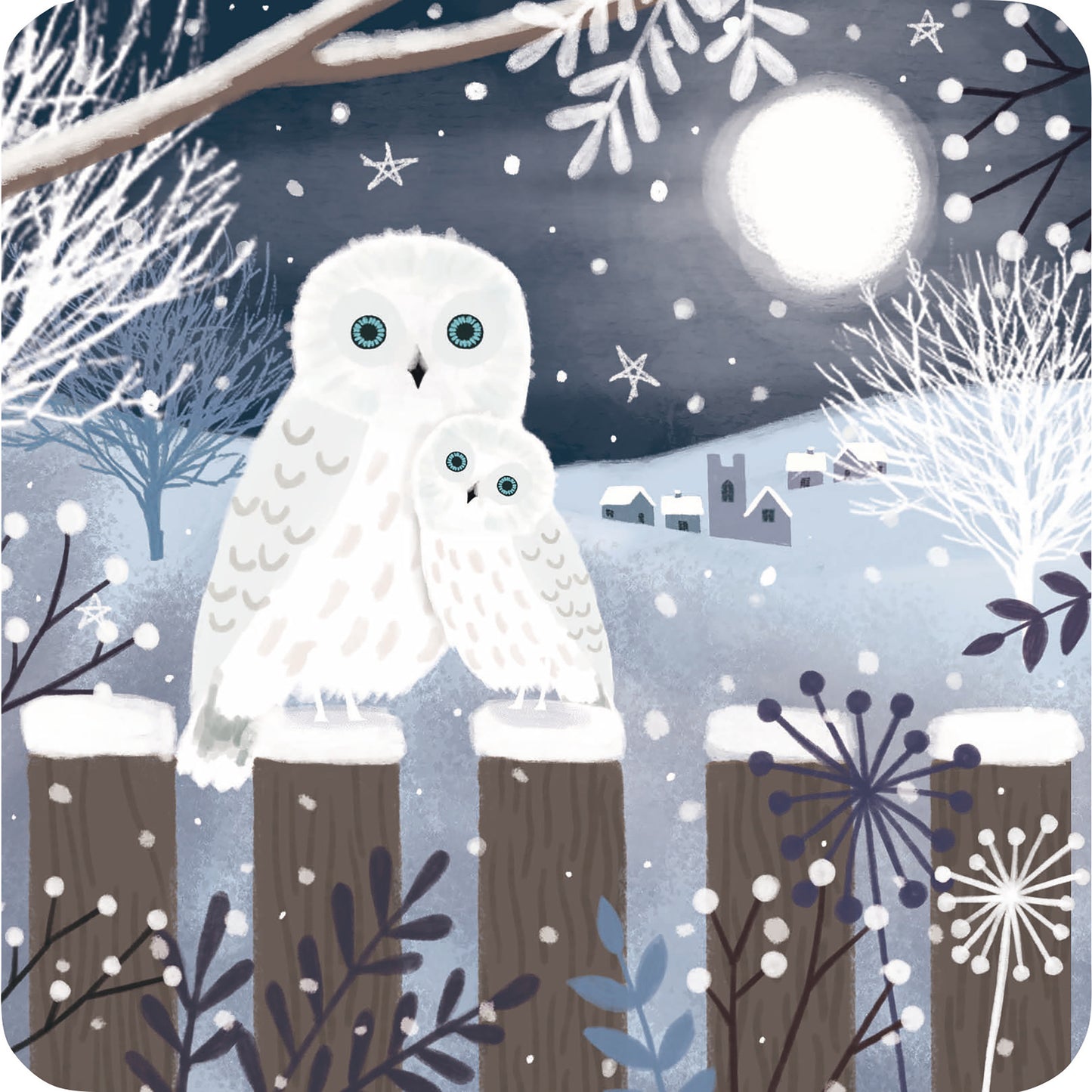 Luxury Charity Christmas Card Pack - Snowy Friends