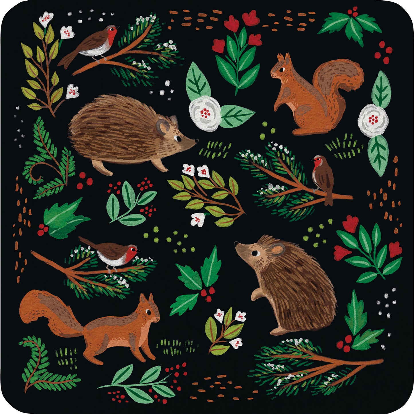 Luxury Charity Christmas Card Pack - Woodland Animals