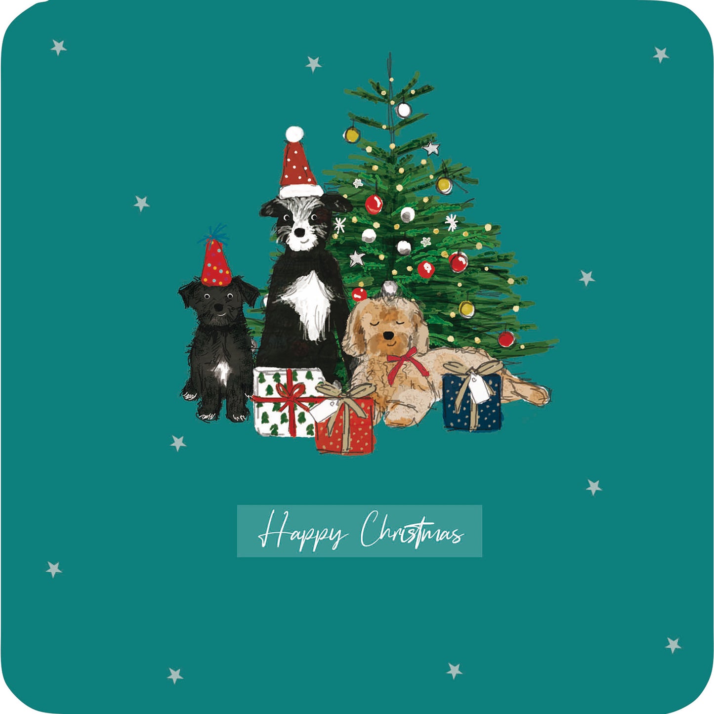 Luxury Charity Christmas Card Pack - Pups & Presents