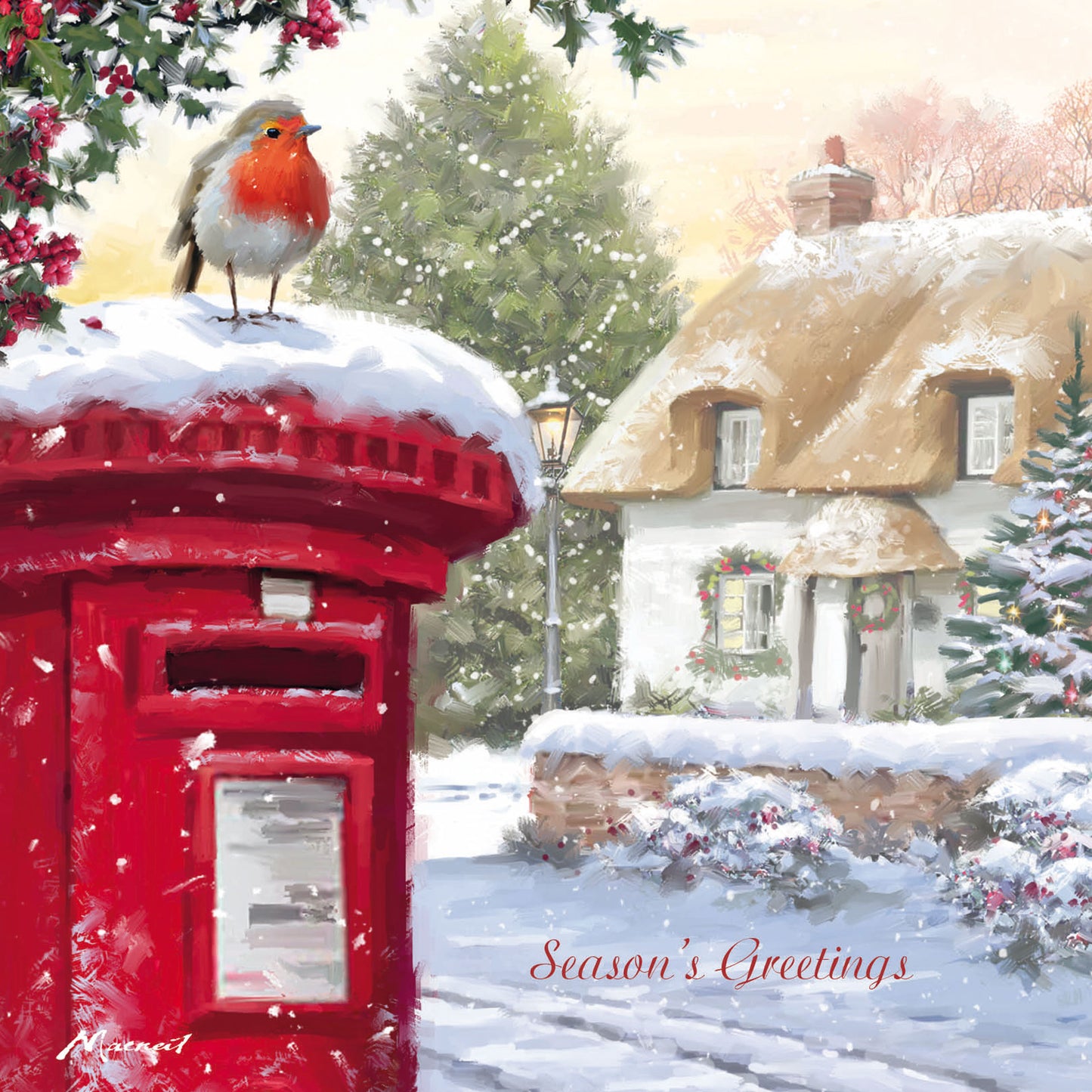 Assorted Christmas Cards - Christmas Postbox