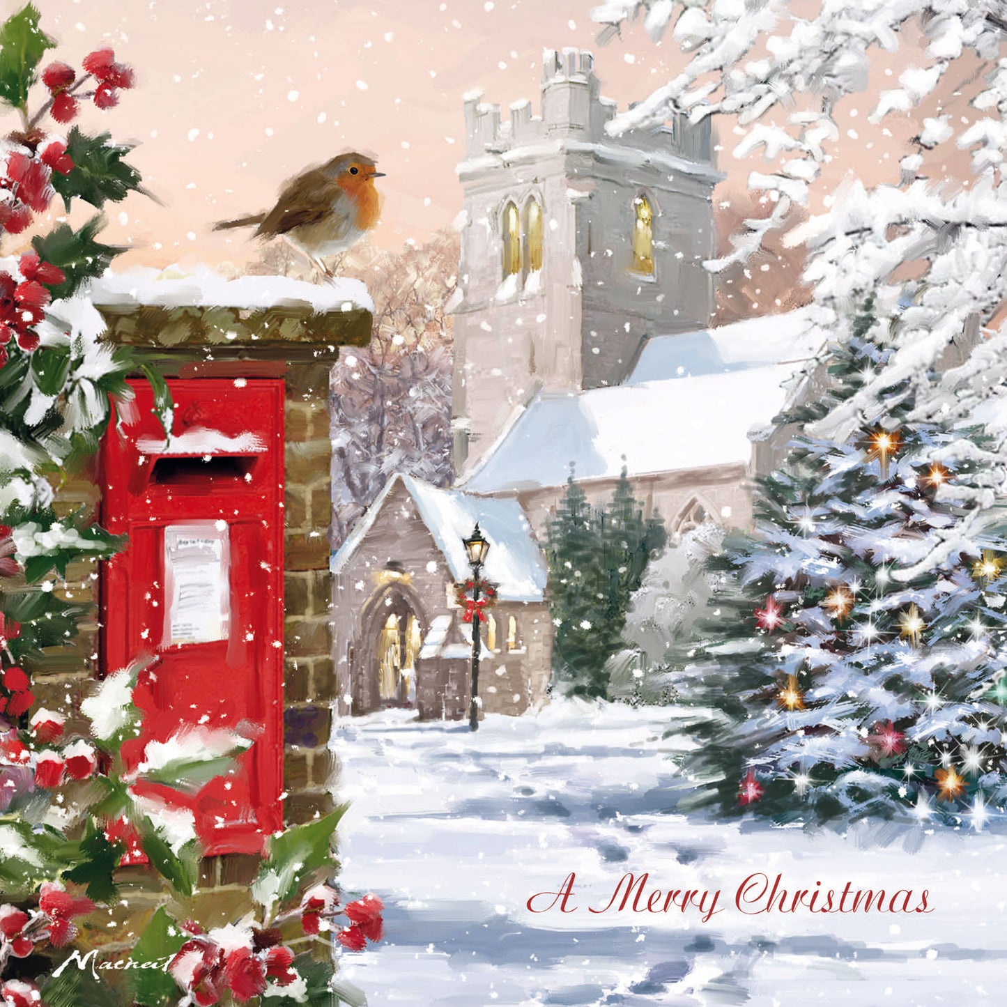 Assorted Christmas Cards - Christmas Postbox