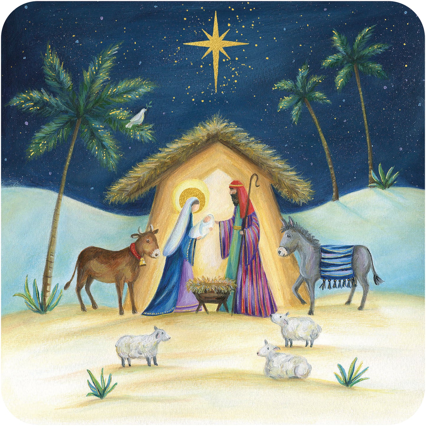 RSPB Luxury Christmas Cards (10 Cards) - Holy Star