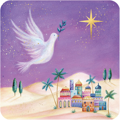 RSPB Luxury Christmas Cards (10 Cards) - Holy Star