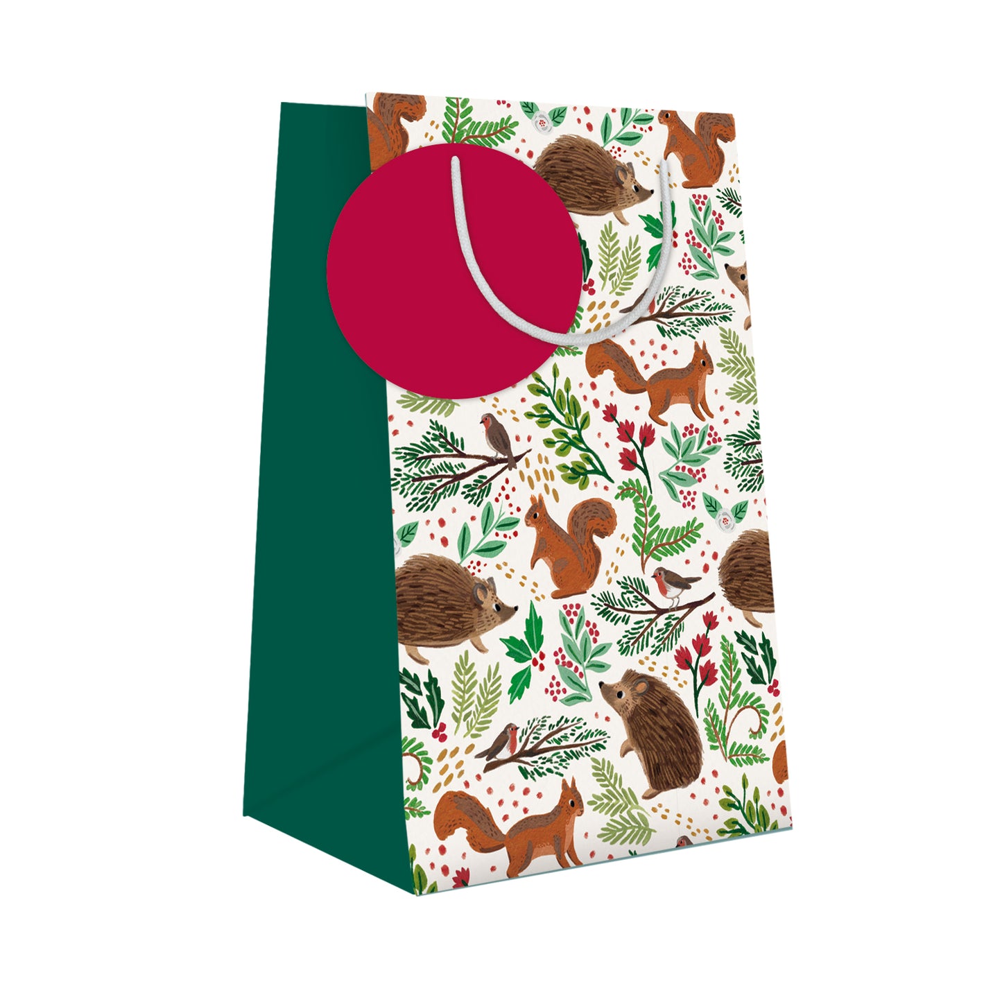 Xmas Gift Bag (Small) - Woodland Animals