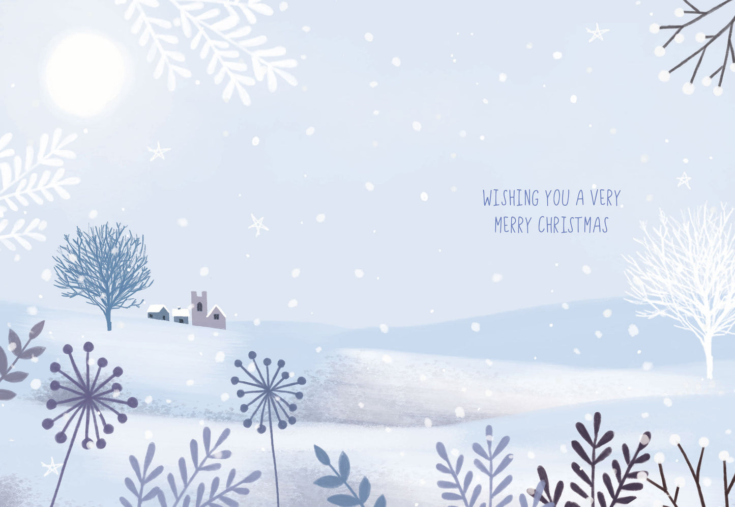 Christmas Card (Single) - Grandpa - White Owl Snuggle
