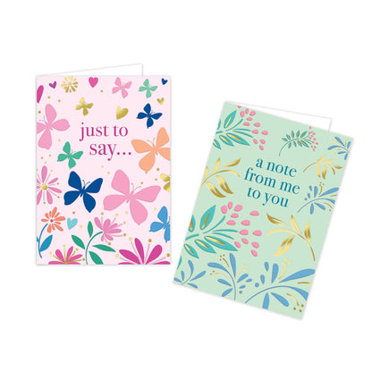 Notecard Pack (12 Cards) - Lucilla Lavender - Scatterly