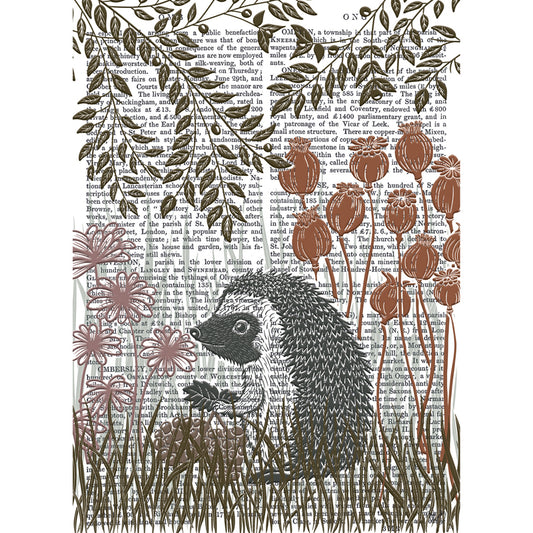 Fab Funky Card Collection - Country Lane - Hedgehog