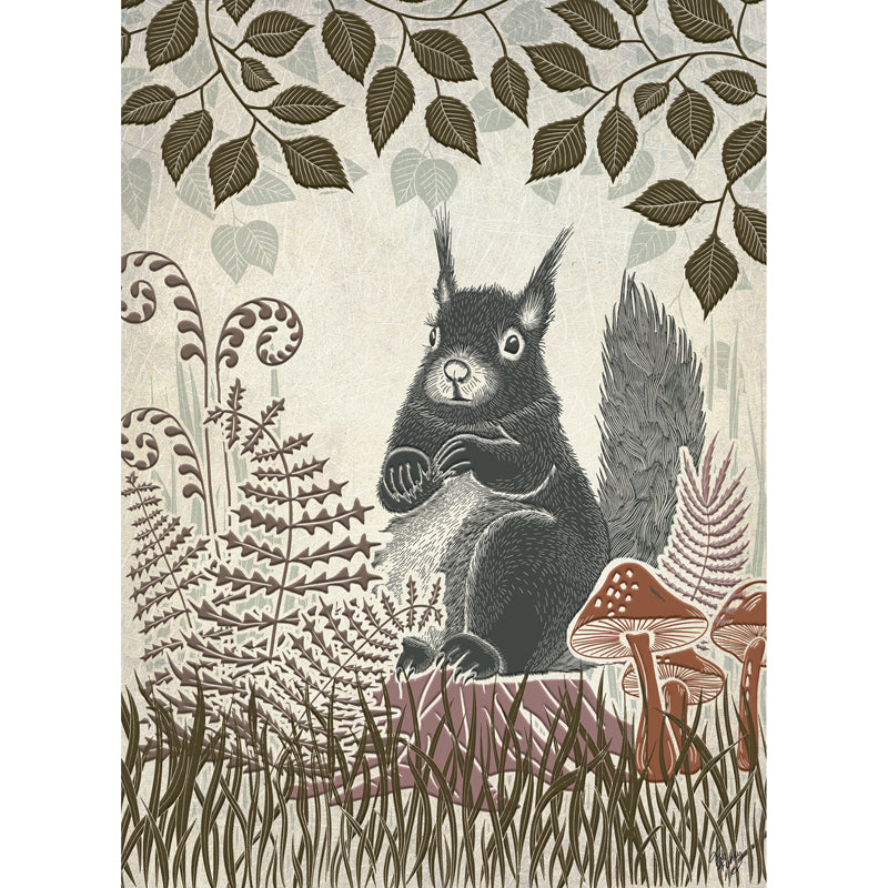 Fab Funky Card Collection - Country Lane - Red Squirrel