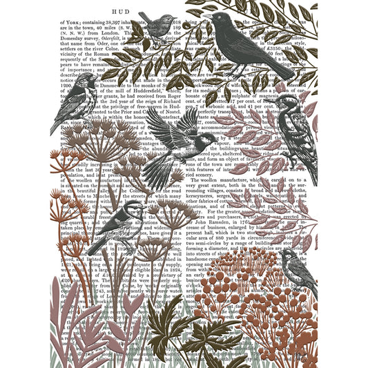 Fab Funky Card Collection - Country Lane - Birds