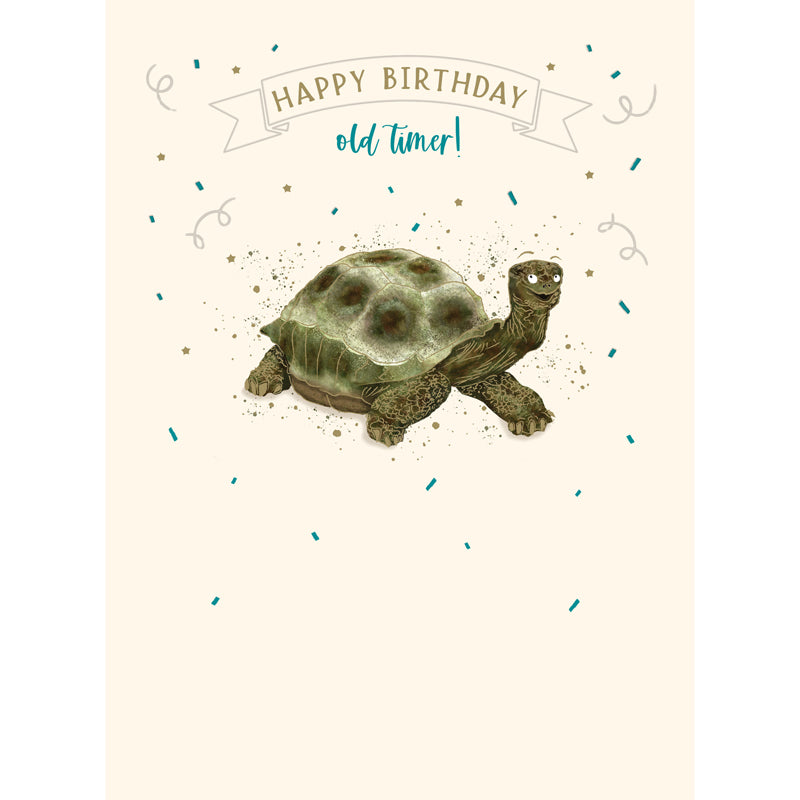 Animal Crackers Card Collection - Old Timer Tortoise